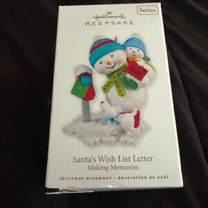 Hallmark Santa's Wishlist Letter